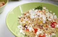 Bunter Couscous-Salat mit Feta