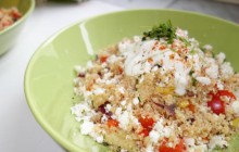 Bunter Couscous-Salat mit Feta