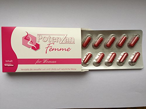 POTENZMITTEL Potenzan Femme - Das natürliche Potenzmittel für die Frau - Pflanzliches Potenzmittel für die Frau - Mehr Lustgewinn für Frauen - Libidosteigerung für die Frau