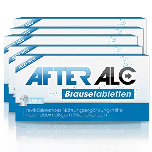 AfterAlc im praktischen 5er Pack (5x2 Brausetabletten)