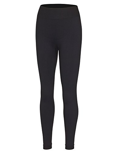 Beauty SleepLeggings ALHENA │ Anti-Cellulite Schlaf-Hose | LANGE LEGGINGS │ reduziert Hautunregelmäßigkeiten │ 3x weicher als Baumwolle │ Hautpflege und Thermoregulierung für die Nacht (Schwarz,XL)