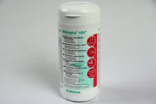 100 Meliseptol® HBV-Flächendesinfektionstücher in Spenderbox