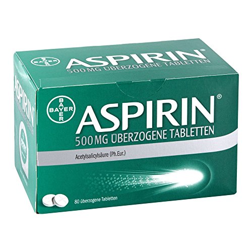 Aspirin 500 mg Überzogene Tabletten, 80 St