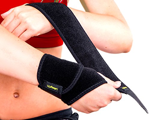 Handgelenkbandage Fitness [2 Stück] - Handgelenkschoner stützen beim Sport wie Crossfit, Kraftsport Training - Handgelenkbandagen geeignet für Damen und Herren