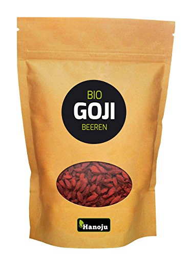 Hanoju Goji Beeren aus ökologischem Anbau, Bio-zertifiziert, 1er Pack (1 x 1 kg)