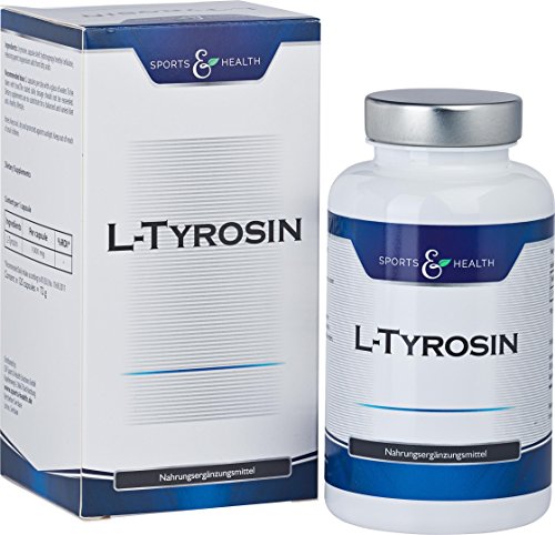 L Tyrosin - 120 Kapseln - Tagesdosierung von 1000 mg durch 2 Kapseln - 2 Monatsvorrat