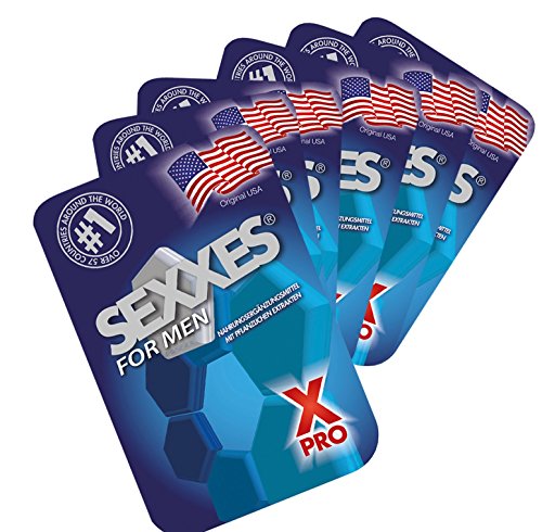 SEXXES for men - für Männer - Perfekt mit Ginseng Extrakt - 6 Tabletten für Ihn