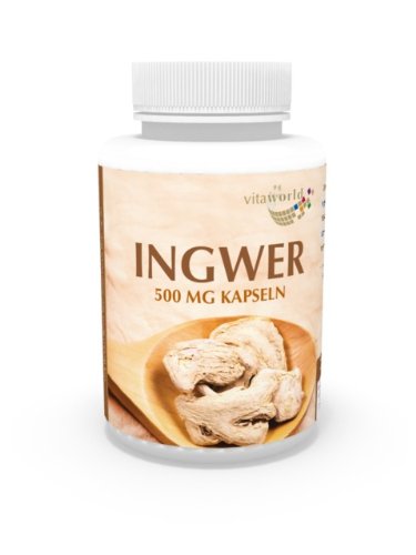 Vita World Ingwer 500mg 120 Vegi Kapseln Apotheken Herstellung Ginger