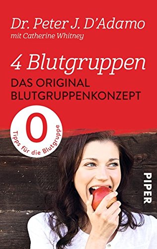 4 Blutgruppen - Das Original-Blutgruppenkonzept: Tips für die Blutgruppe 0