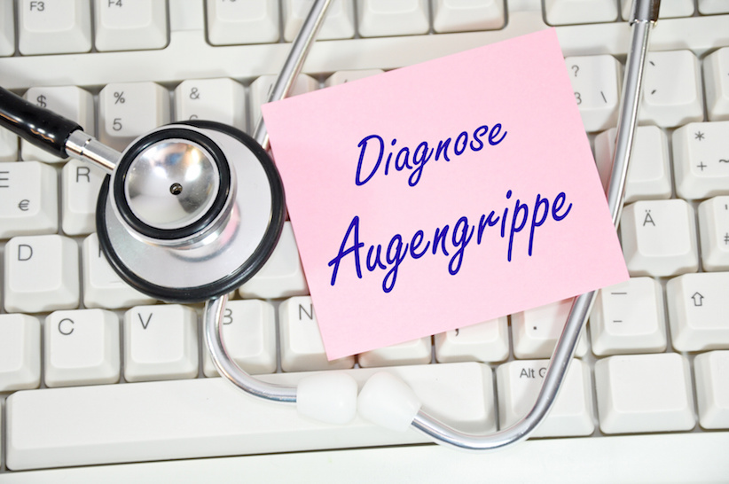 Augengrippe: Symptome und Behandlung - tränende und juckende Augen