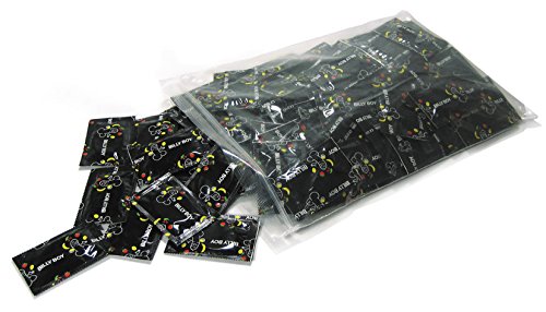 Billy Boy Kondome 100er Beutel Mix-Sortiment aus farbigen und perlgenoppten-aromatisierten und extra feuchten Kondomen