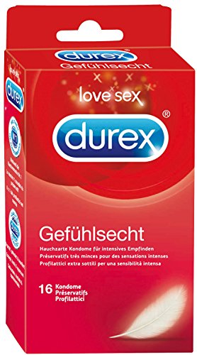 Durex Kondome Gefühlsecht, 1er Pack (1 x 16 Stück)