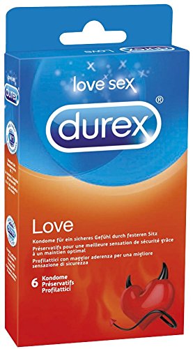 Durex Kondome Love, 1er Pack (1 x 6 Stück)