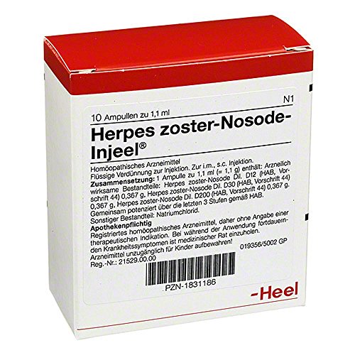 Herpes Zoster Nosode Injeel Ampullen, 10 St