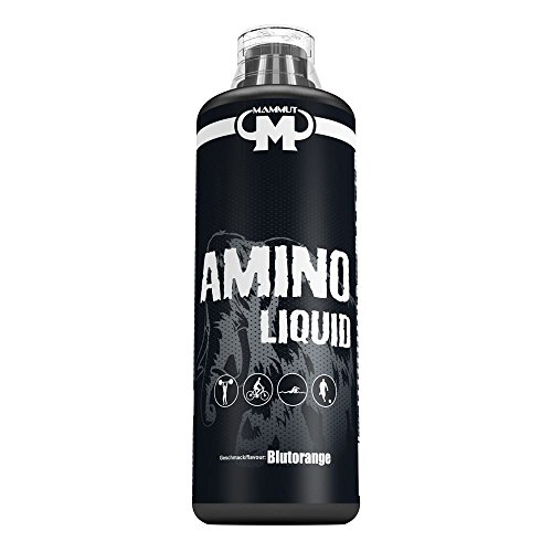 Mammut Aminoliquid, Blutorange (mit Vitamin B6 optimiert) 1000 ml Flasche