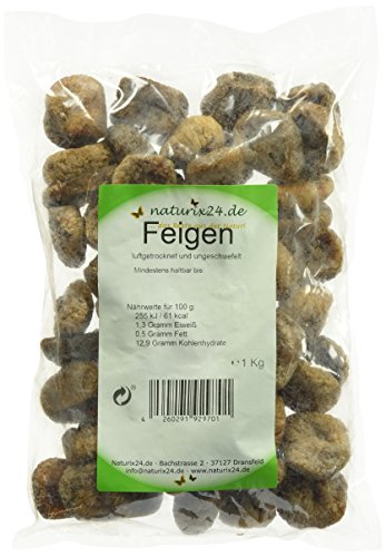 Naturix24 Feigen getrocknet, 1er Pack (1 x 1 kg)