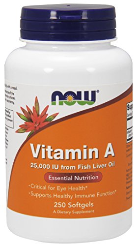 Now Foods, Vitamin A, 25.000 IE, 250 Kapseln