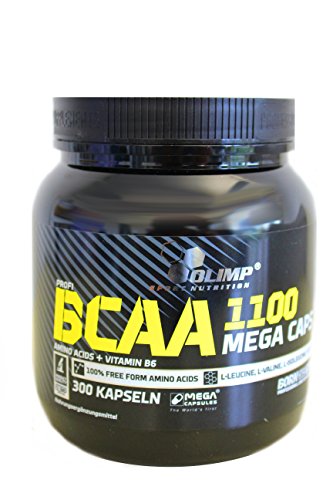 Olimp BCAA Mega Caps 1100, 300 Kapseln, 1er Pack (1 x 384 g)