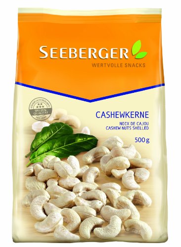 Seeberger Cashewkerne, 1er Pack (1 x 500 g Packung)