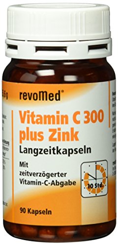 Vitamin C 300 plus Zink Langzeitkapseln stärken das Immunsystem