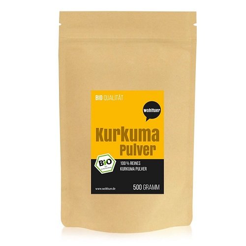 Wohltuer Bio-Kurkuma - Kurkumawurzel gemahlen (500g)