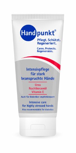 Handpunkt Intensivpflege für stark beanspruchte Hände Aloe Vera und 10% Urea, trockene Haut, 75 ml
