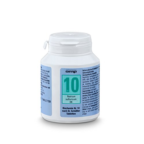 Schuessler Salz Nr. 10 Natrium sulfuricum D6 - 400 Tabletten, glutenfrei