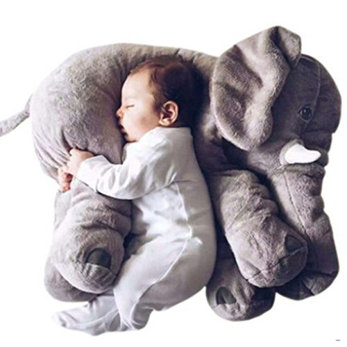 ZEARO Baby-weiches Plüsch-Elefant Schlafkissen Kids Lendenkissen Spielzeug