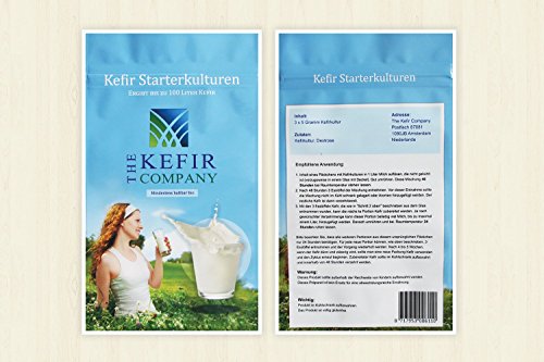 Biologische Starterkulturen für Kefir - Für die Zubereitung von mindestens 100 Liter Kefir