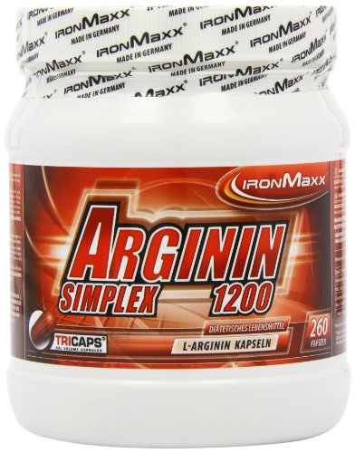 Ironmaxx Arginin Simplex 1200, 260 Kapseln