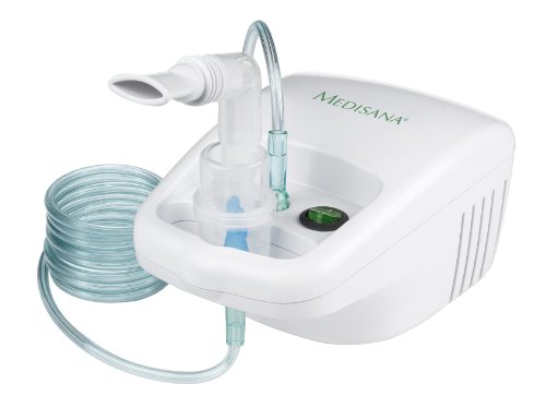 Medisana IN 500 Compact Inhalator, mit extra langem Schlauch (2m) umfangreiches Zubehör, zertifiziertes Medizinprodukt