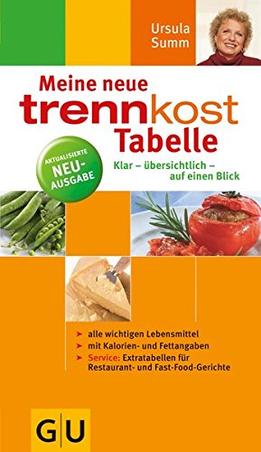 Meine neue trennkost-Tabelle . Summ-Reihe (GU Summ-Reihe)