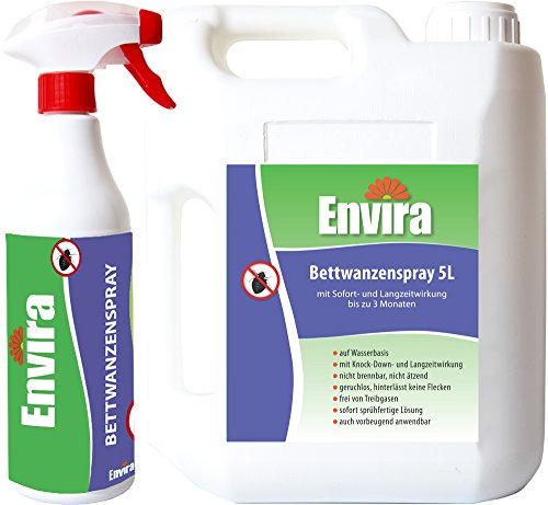 ENVIRA Bettwanzen bekämpfen 500ml und 5Ltr