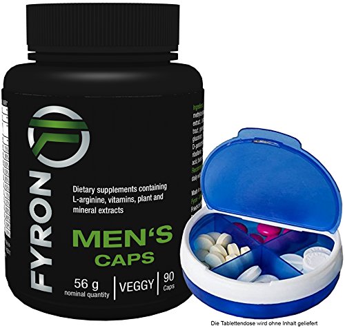 FYRON MENs - Fruchtbarkeit | Testosteronspiegel | Sperma + Pillen Dose