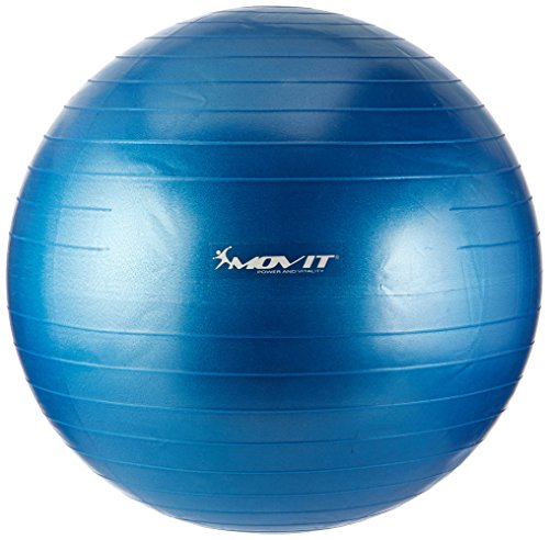 MOVIT® Gymnastikball inklusive Pumpe, 65cm bzw. 75cm, 7 Farben, Maximalbelastbarkeit bis 300kg, berstsicher