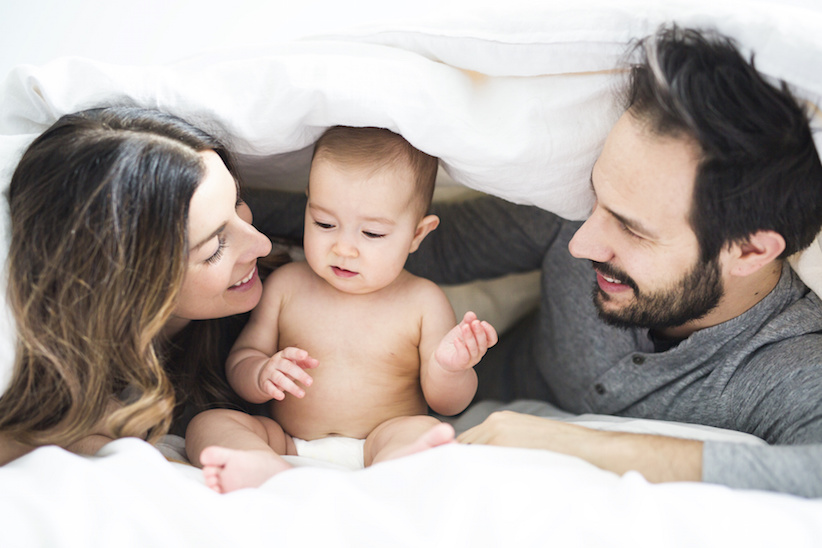 Reduzierter Babyschlaf im elterlichen Schlafzimmer