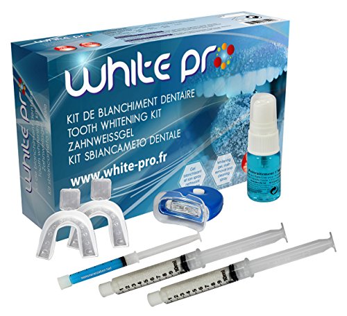 *White-Pro*20ML+LIGHT+ Zahnweiß-Gel SETS+ 20ML FLECKENTFERNUNG SPRAY + 3ML REMINERALISIERUNG - *2X10ML*-home bleaching zahn weiss non-peroxide gel-MADE IN USA-White-Pro-