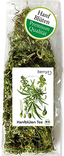 berryz CBD Hanf Buds BIO / Blüten / Knospen + Hanf-Tee aus Cannabis Sativa aus biologischem Anbau ( THC <0,2% ) + Jetzt mit weniger Samen & mehr Inhalt + Versandkostenfrei ab 20€