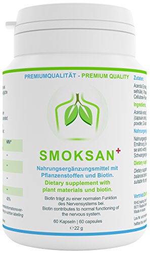 plantoCAPS® SMOKSAN+ aus der Apotheke | Endlich Nichtrauchen | Monatspackung