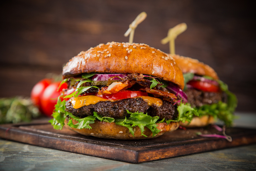 Abnehmen Diät Hamburger Burger Fast Food