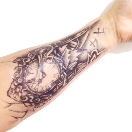 Temporäre Körperkunst Entfernbare Tattoo Aufkleber Uhr Sticker Tattoo Temporary Tattoo - FashionLife