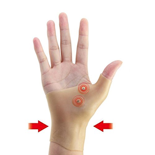 iZoeL Daumenbandage Daumenschutz Gel Tenosynovitis Handgelenk Stürtze Schmerz Entlastung Handschuhe für links & rechts Hand 1 Stück
