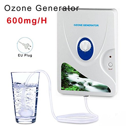 Cenblue Zuhause Ozongenerator Ozon-Wasser- und Luftreiniger - Reiniger Sterilisator für Wasser, Gemüse, Obst und mehr