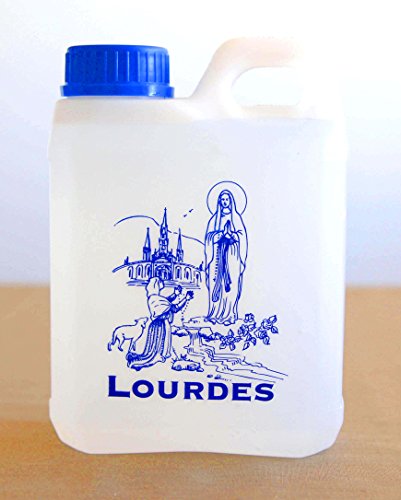 LOURDES WEIHWASSER 1L - Gefüllt mit AUTHENTISCHEM LOURDES WASSER aus der Grotte