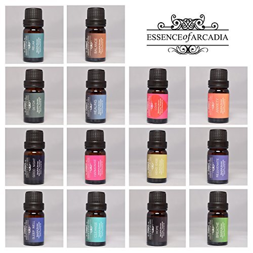 Essence of Arcadia-Set aus Aromatherapie-Essenzölmischungen (je 10 ml)