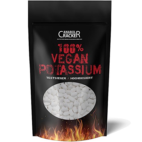 300 TABLETTEN - KALIUM/100% Vegan Potassium Gluconat, Hochdosiert 643mg/Tablette, Diät, Entschlackung, Entgiftung, Entwässerung