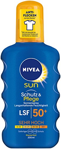 Nivea Sun Schutz & Pflege LSF 50+ Sonnenspray, 1er Pack (1 x 200 ml)