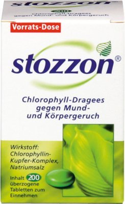 Stozzon Chlorophyll-Dragees, 200 St. Tabletten