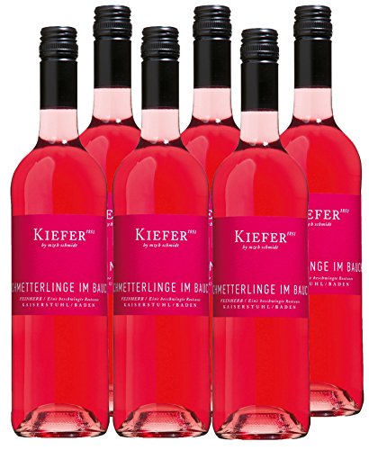 Schmetterlinge im Bauch - Kiefer - rosé - feinherb - 12,4 %vol. - 6er Paket