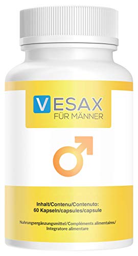VESAX - 100 % Natürlich - Liebe, Lust + Sperma + Extrem - 60 Kapseln
